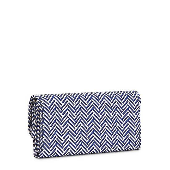 Carteras Kipling Money Land Printed Snap Wallet Azules | MX 2181QM